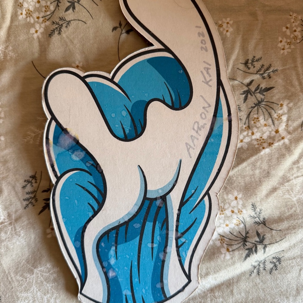 Aaron Kai Signed Cutout